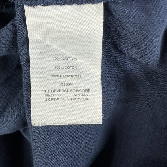 J Crew Mercantile Tee Shirt Mens Small Broken In Short Sleeve Navy Blue Cotton - Picture 4 of 5